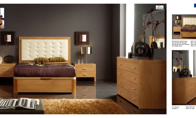 Esf Alicante 515 Bedroom Set Dupen 515 Cherry Finish European intended for dimensions 2520 X 1260