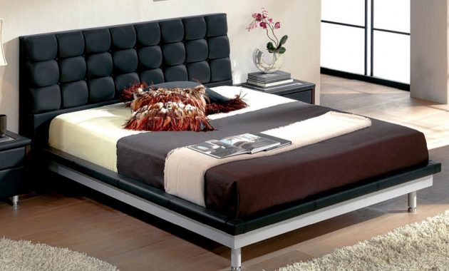 Esf Furniture 603 Toledo Queen Platform Bed In Black for measurements 1280 X 880