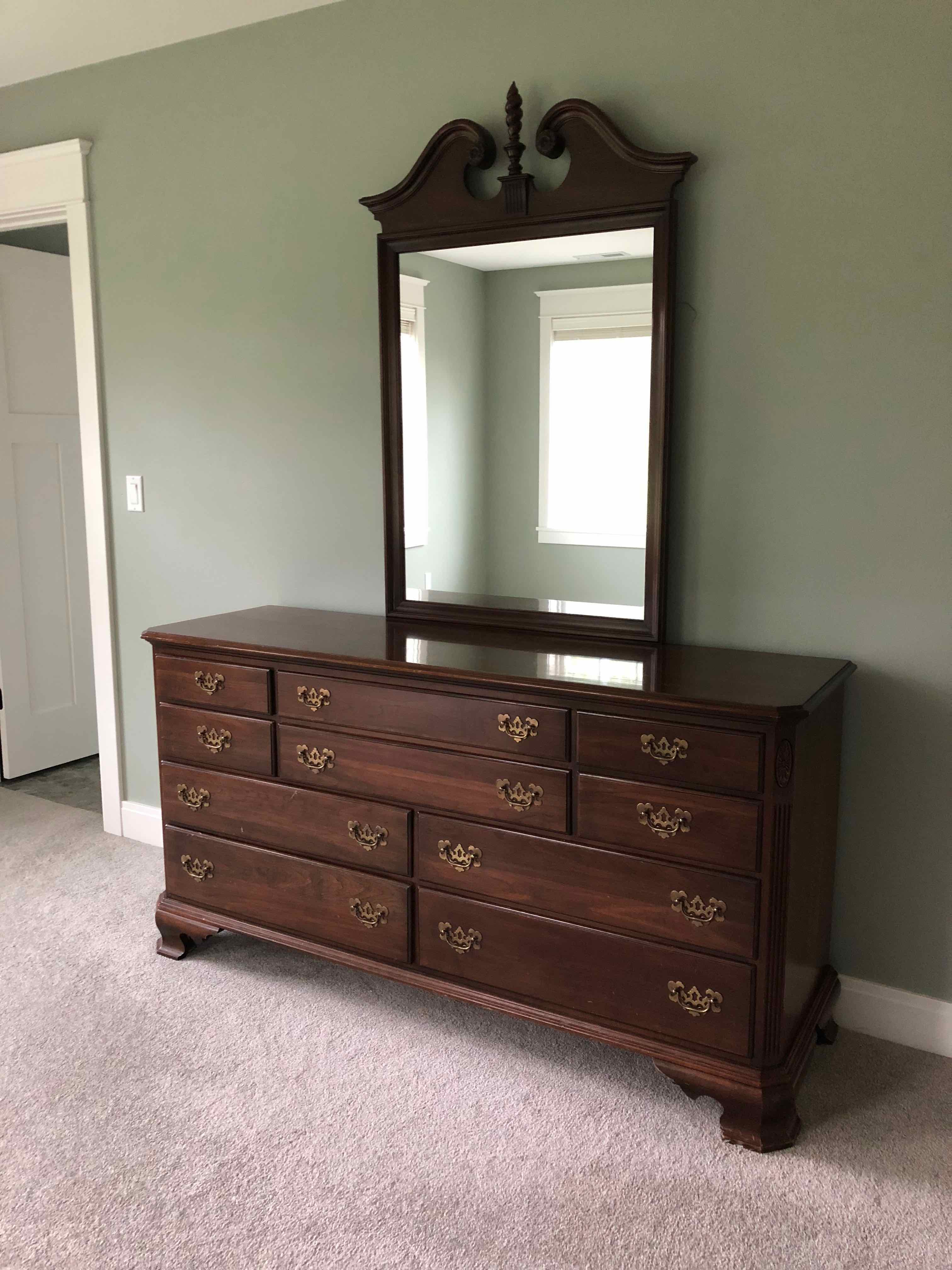 Ethan Allen Georgian Court Solid Cherry Wood Bedroom Set Cal King in proportions 3024 X 4032