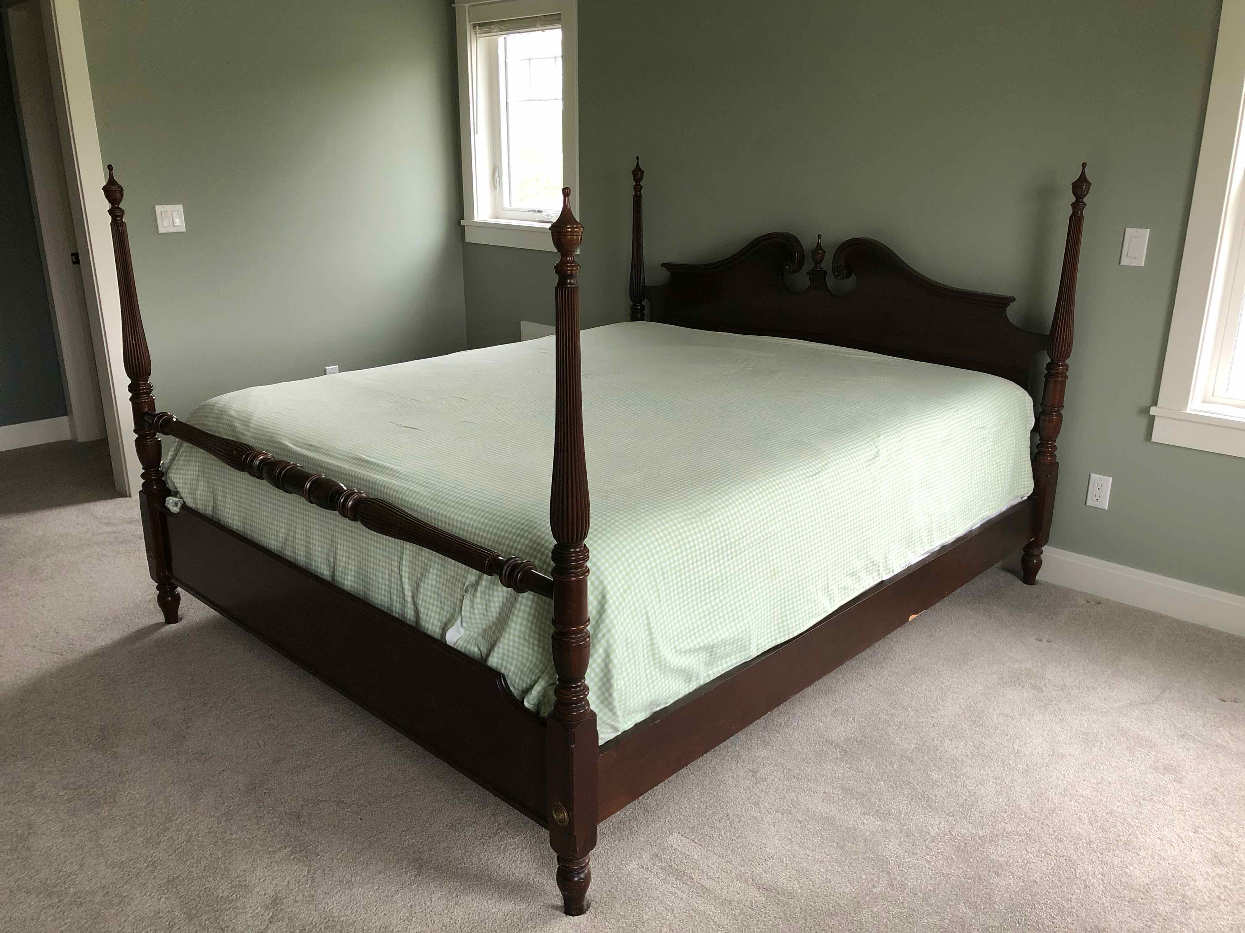 Ethan Allen Georgian Court Solid Cherry Wood Bedroom Set Cal King with regard to proportions 4032 X 3024
