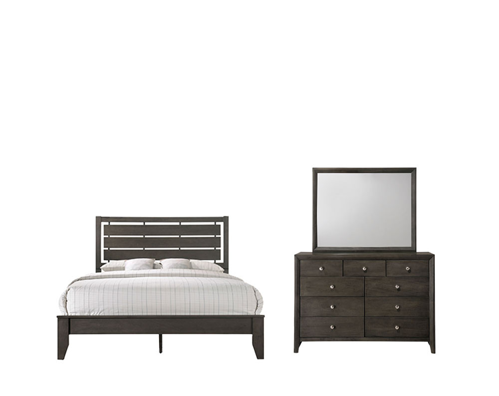 Evan Grey King 3pc Bedroom Set with sizing 1000 X 793