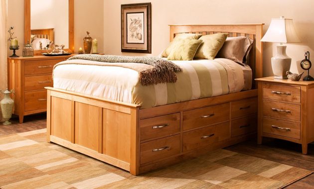 Everitt Queen Bedroom Set In Natural Alder This 4 Piece Queen within size 1225 X 899