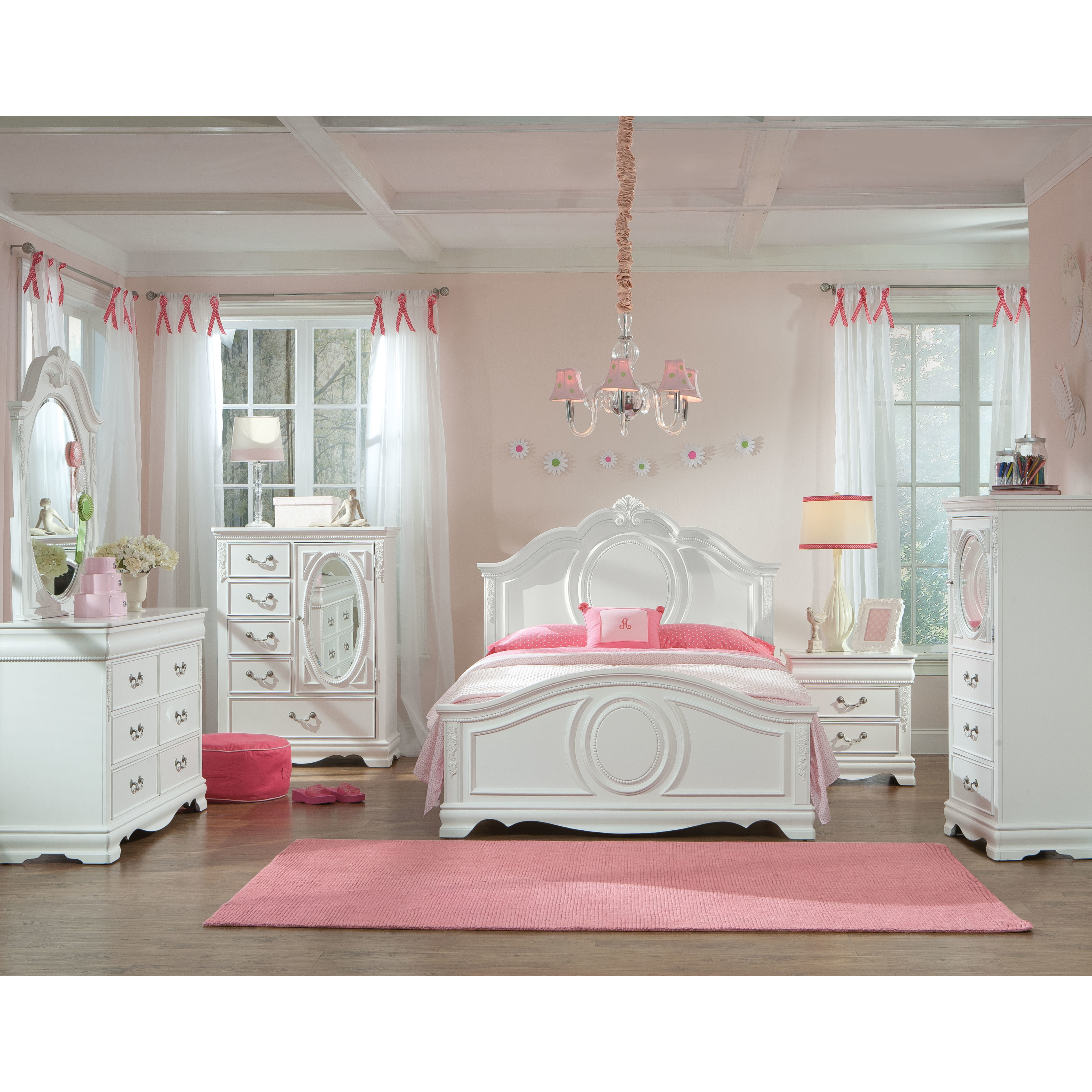 Exciting Girl White Bedroom Furniture For Trendy Sets King Wooden pertaining to proportions 4230 X 4230