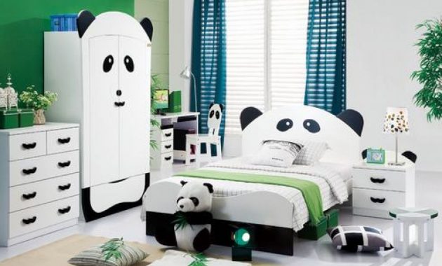 Extraordinary Full Size Bedroom Set For Kids With Panda Motif pertaining to dimensions 1440 X 900