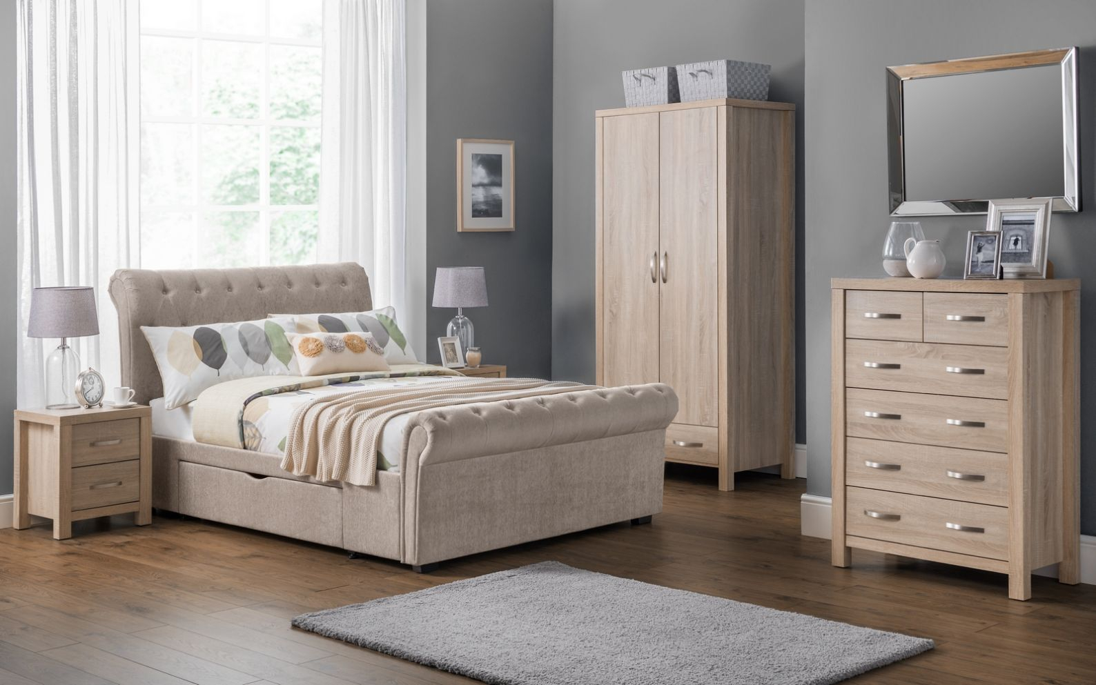 Falkirk Sonoma Oak Bedroom Collection with sizing 1588 X 993