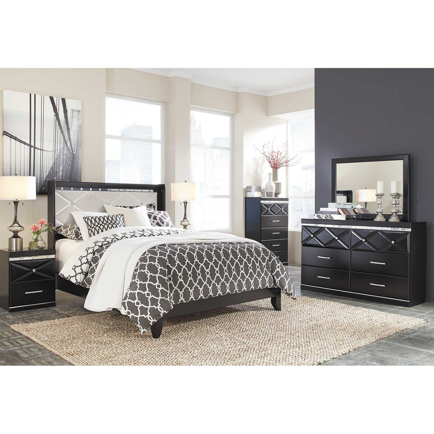 Fancee 5 Piece Bedroom Set within dimensions 1500 X 1500