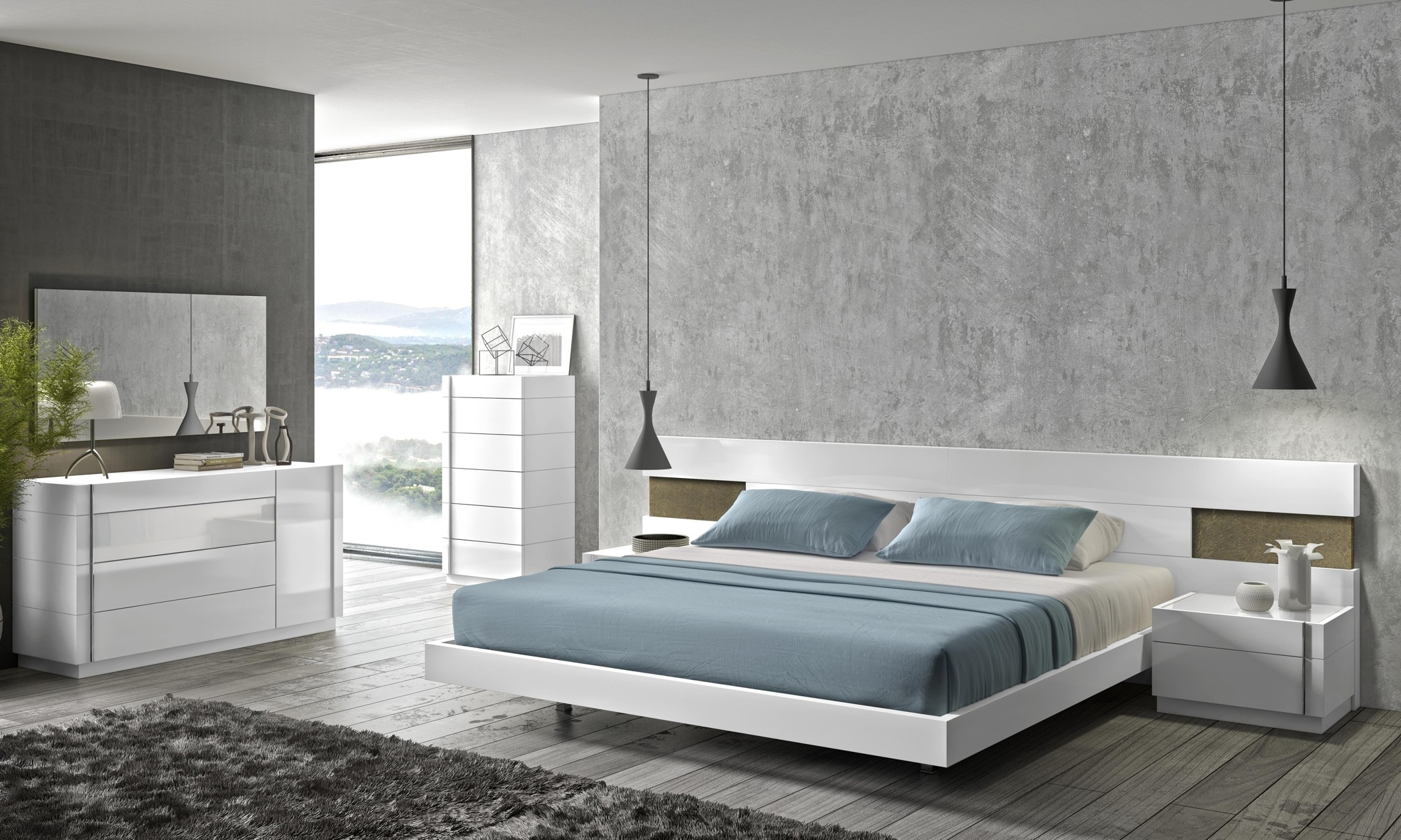 Fantastic Modern White Bedroom Furniture Cileather Home Design Ideas throughout proportions 2100 X 1260