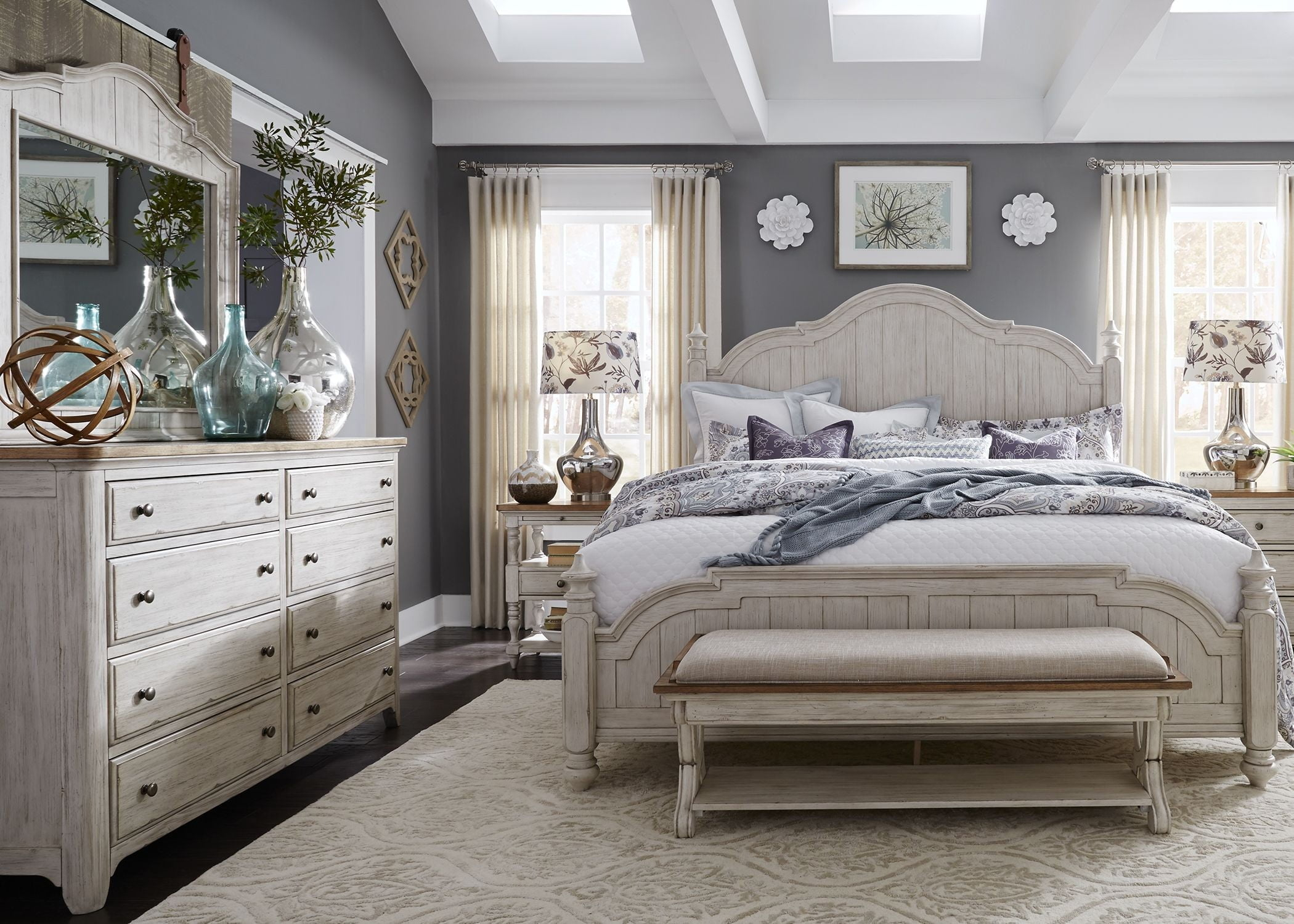 Farmhouse Bedroom Furniture Unique Themes Design Home Modern Ideas in sizing 2100 X 1500