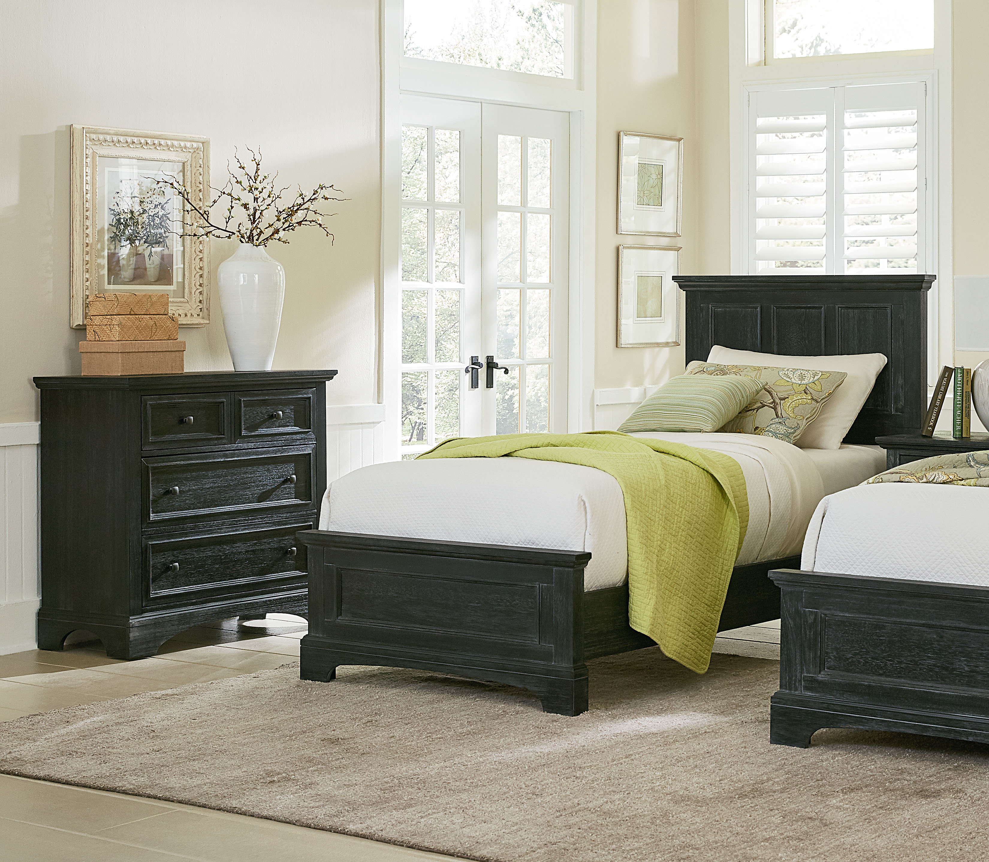 Farmhouse Twin Standard 3 Piece Bedroom Set throughout proportions 3300 X 2877