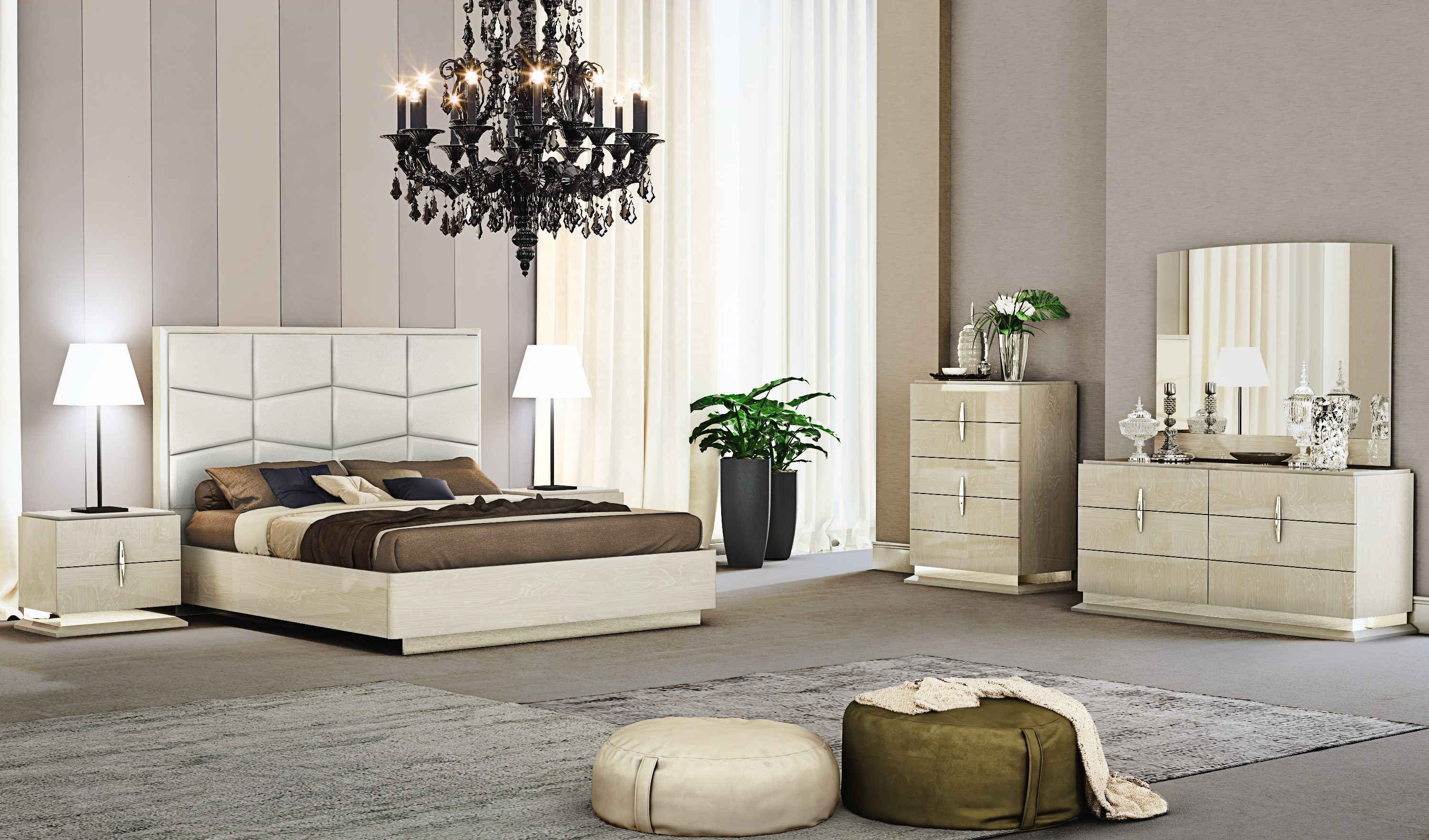 Fashionable Leather Luxury Contemporary Furniture Set with regard to dimensions 3000 X 1765