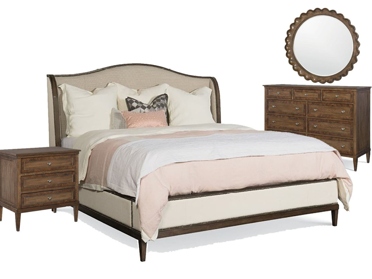 Fine Furniture Veranda 4pc Retreat Panel Bedroom Set In Sepia within measurements 1280 X 960