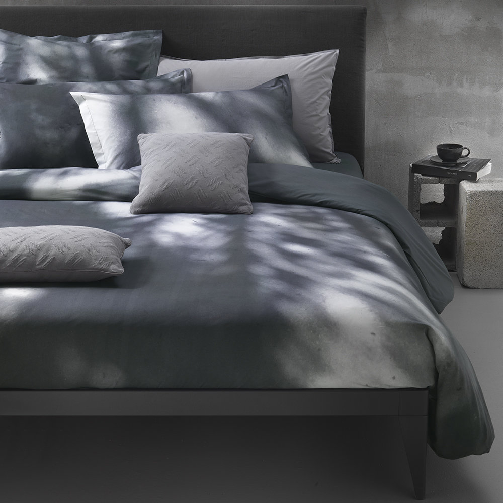 Flora Shadow Bed Set Blue Uk Super King for size 1000 X 1000