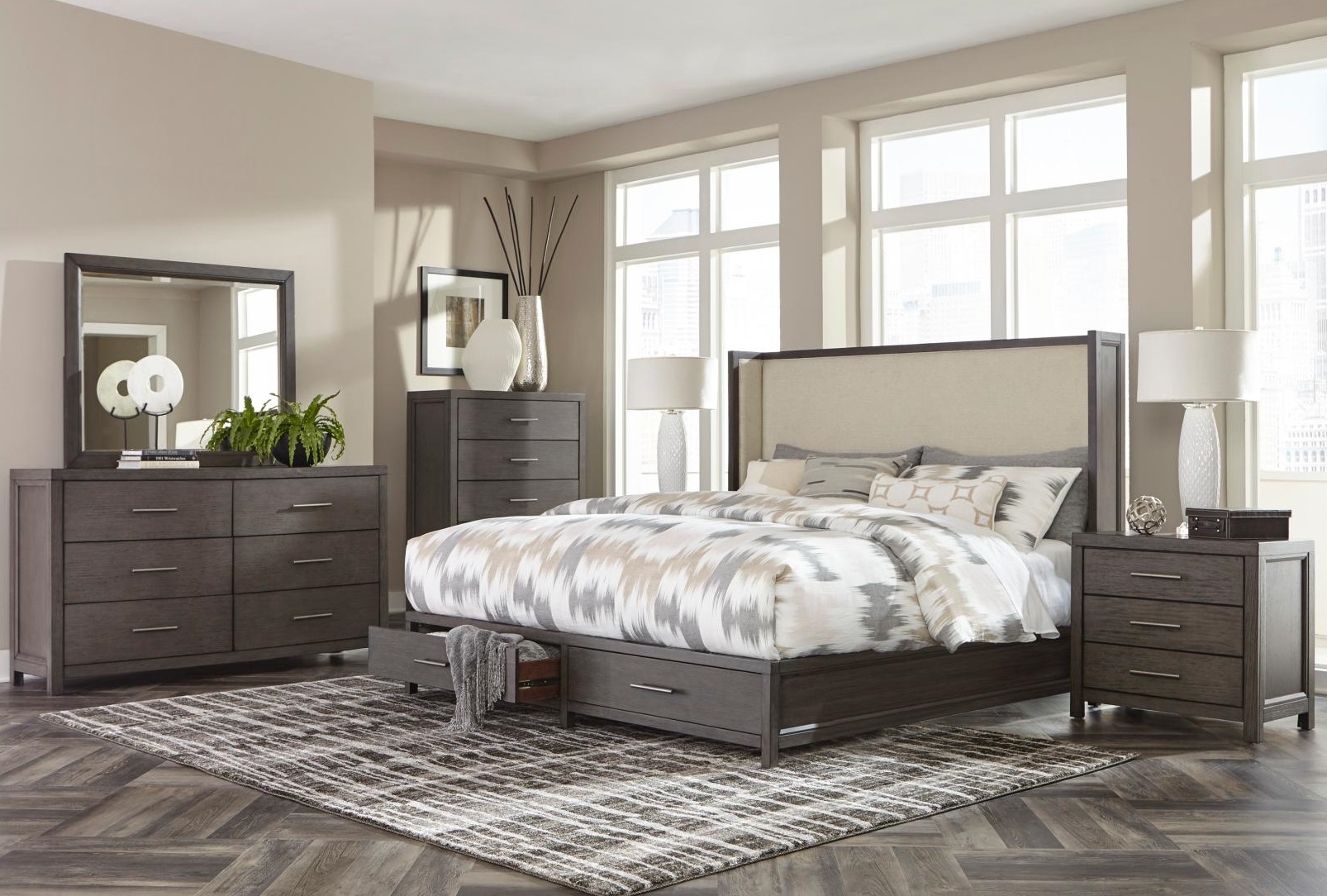 Fondren 4 Piece Cal King Bedroom Set pertaining to size 1606 X 1084