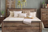 Four Piece Rustic Farmhouse Bedroom Set In Brown Bedroom In 2019 within proportions 800 X 1000
