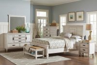 Franco Antique White 4 Piece Cal King Bedroom Set throughout size 1314 X 830