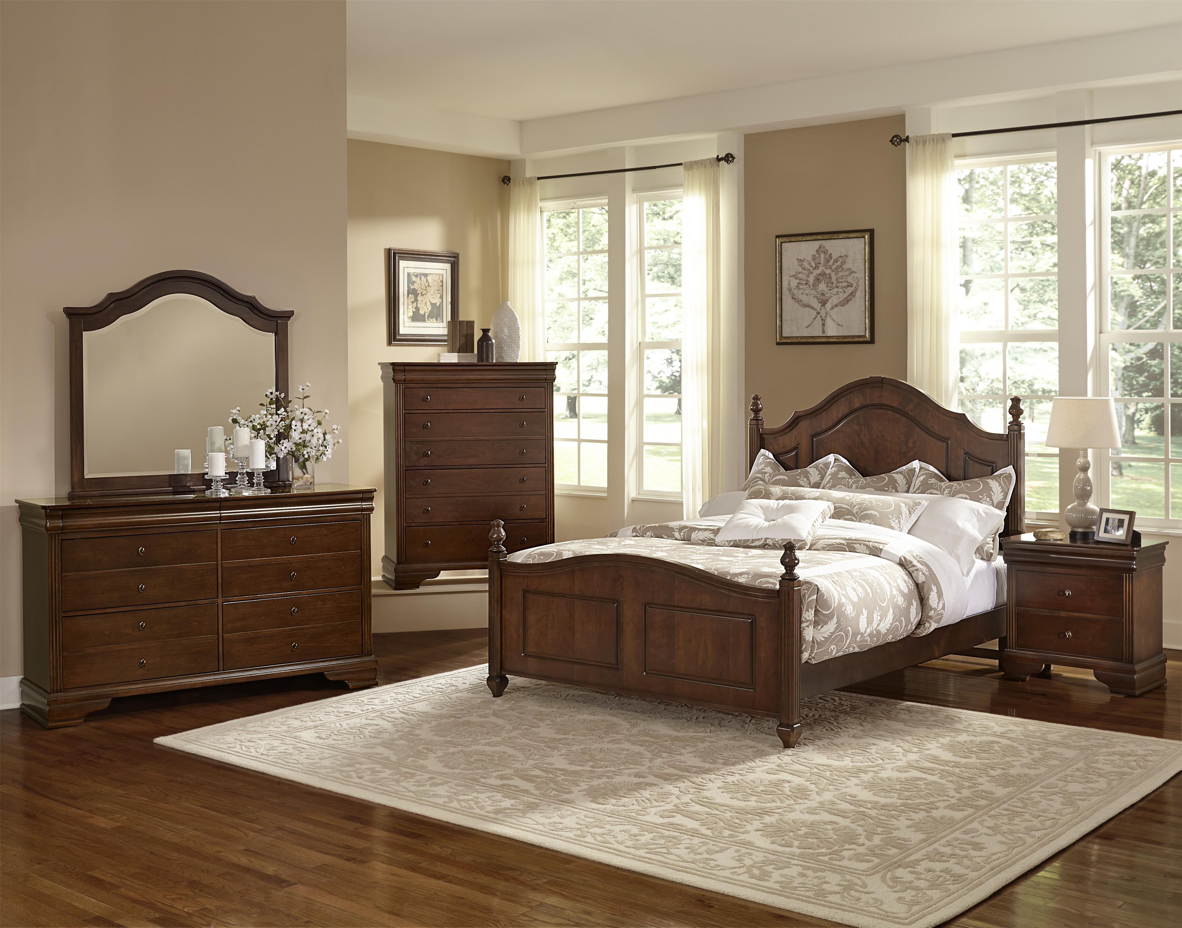 French Market King Bedroom Group Vaughan Bassett At Dunk Bright Furniture pertaining to proportions 4000 X 3142