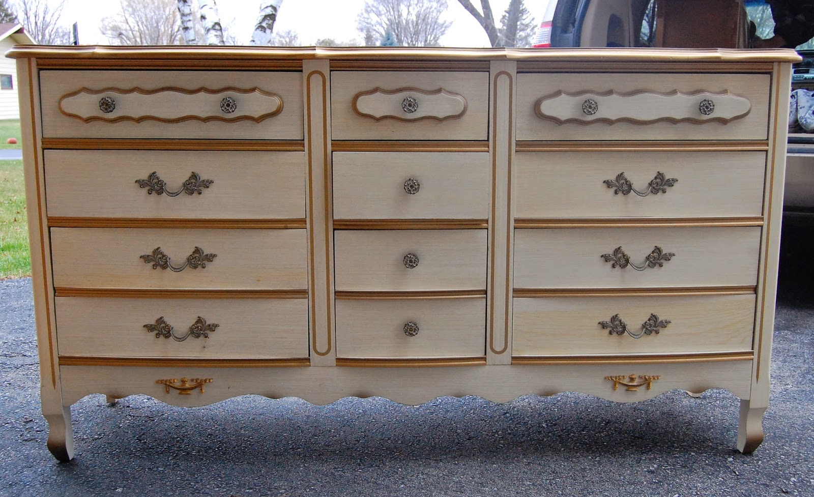 French Provincial Bedroom Set Before After Lily Field Co in proportions 1600 X 977