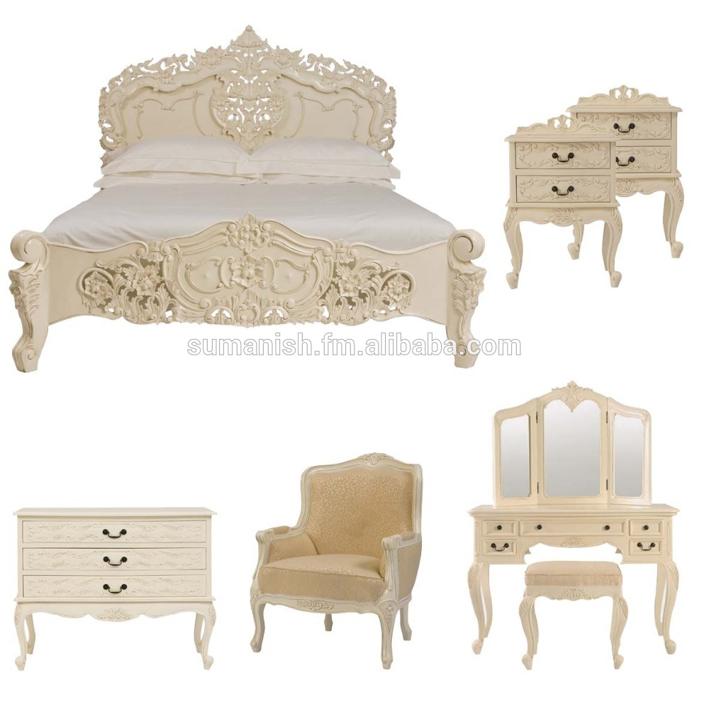 French Style Cream Bedroom Furniture Eo Furniture with measurements 1000 X 1000