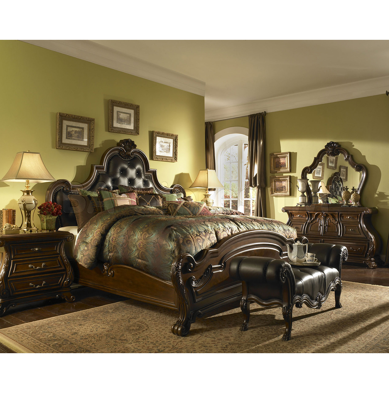 Furniture Bedroom Sets Palais Royale Bedroom Set Michael Amini with regard to measurements 1291 X 1305