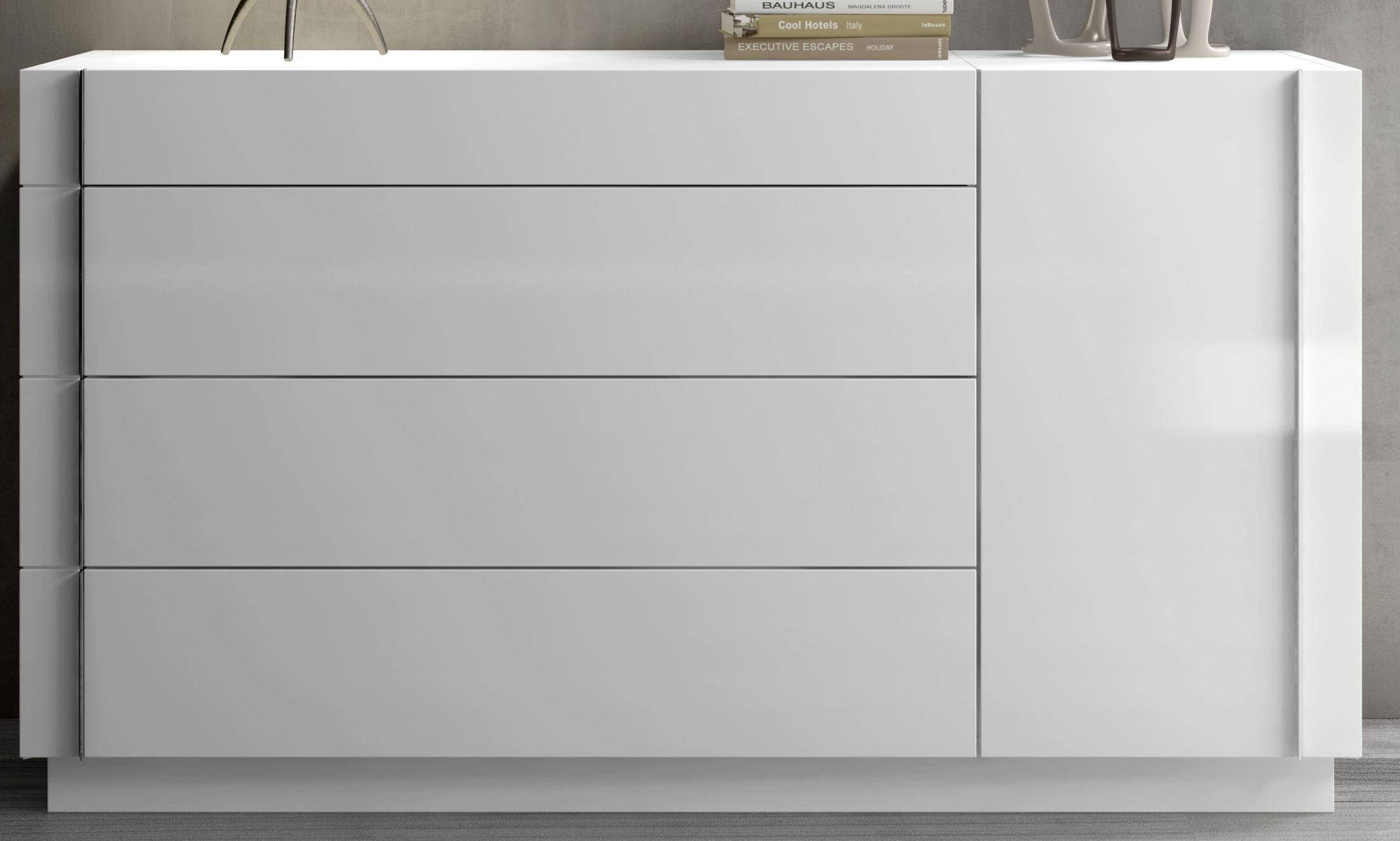 Furniture Breathtaking White Lacquer Dresser With Century Modern with regard to dimensions 2200 X 1321