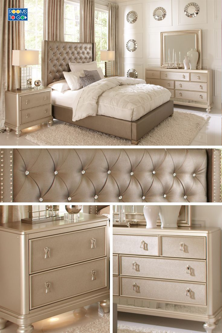Futuristic And Luxurious Silver Gold Bedroom Ideas Home Bedroom with size 735 X 1102
