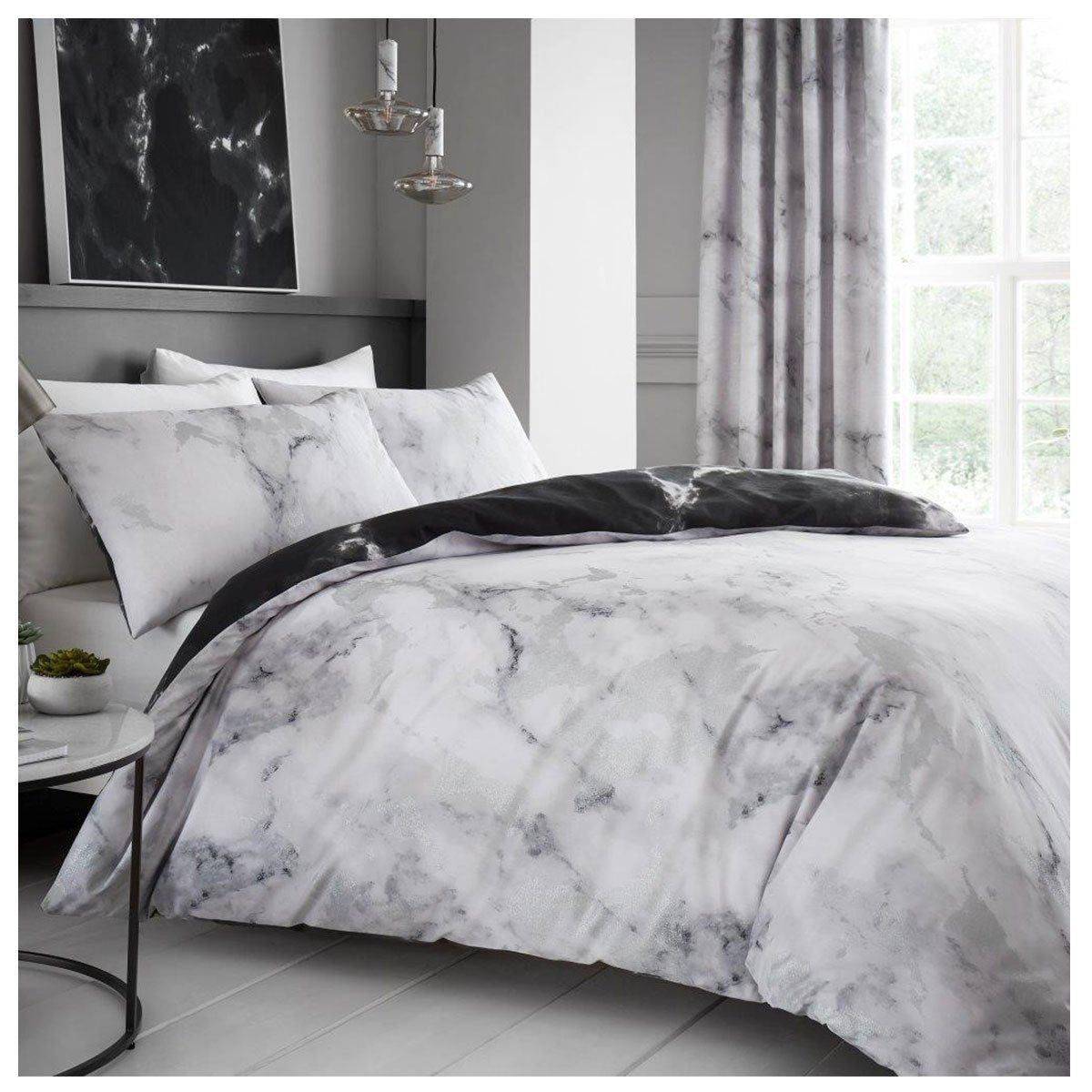 Gaveno Cavailia Luxurious Marble Bed Set With Duvet Cover And Pillow inside size 1200 X 1200