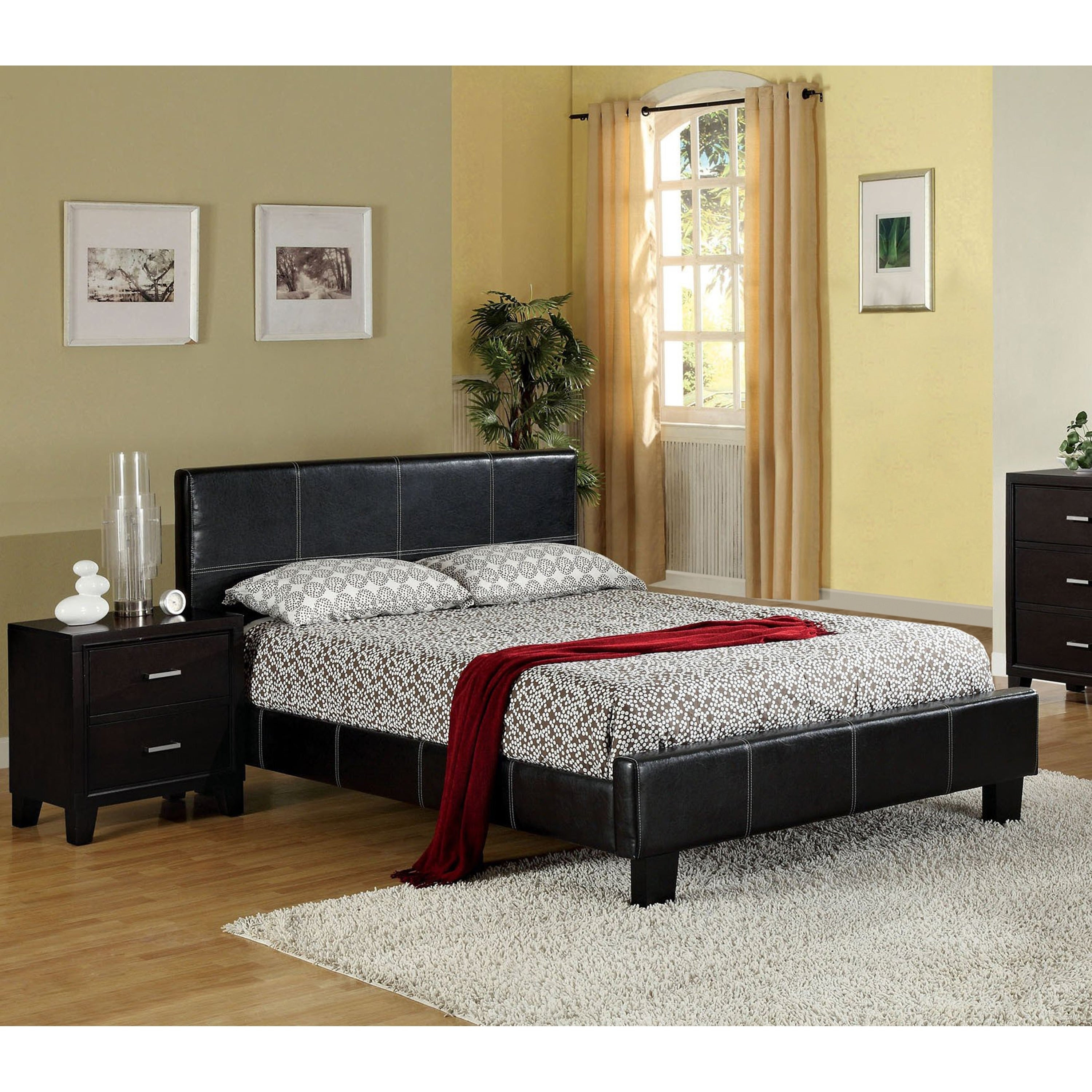 Geriza Modern Espresso 2 Piece Adult Bedroom Set throughout size 3000 X 3000