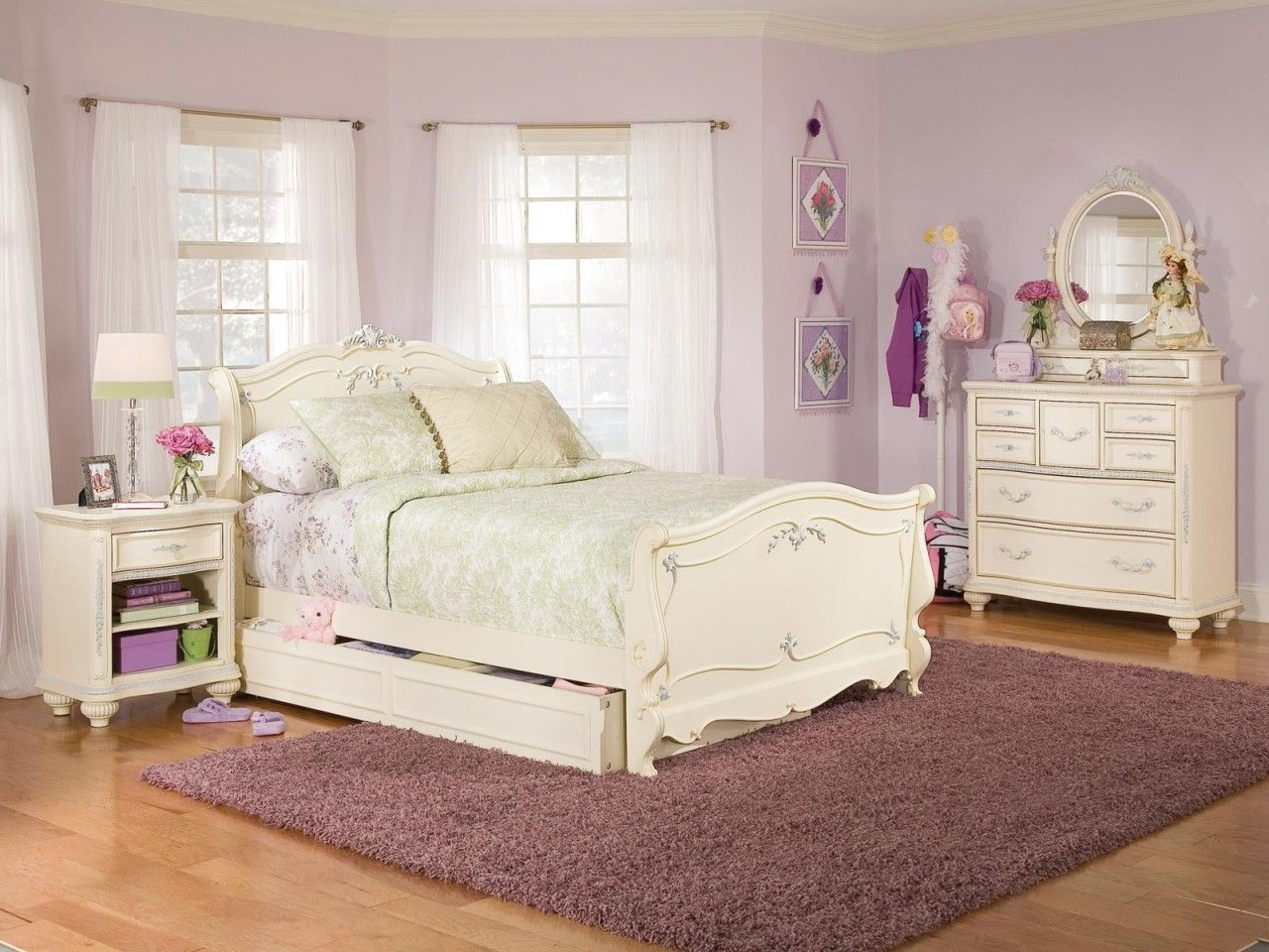 Girls Bedroom Furniture Sets Girls Black Bedroom Set Kids Twin Bed regarding proportions 1280 X 960