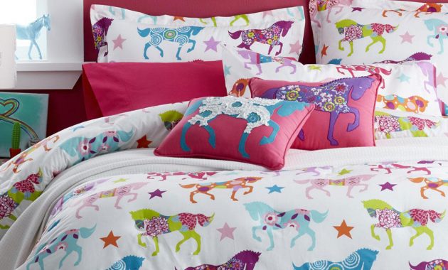 Girls Horse Bedding Cowgirl Theme Bedroom Pony Bedding Sets throughout proportions 1700 X 735