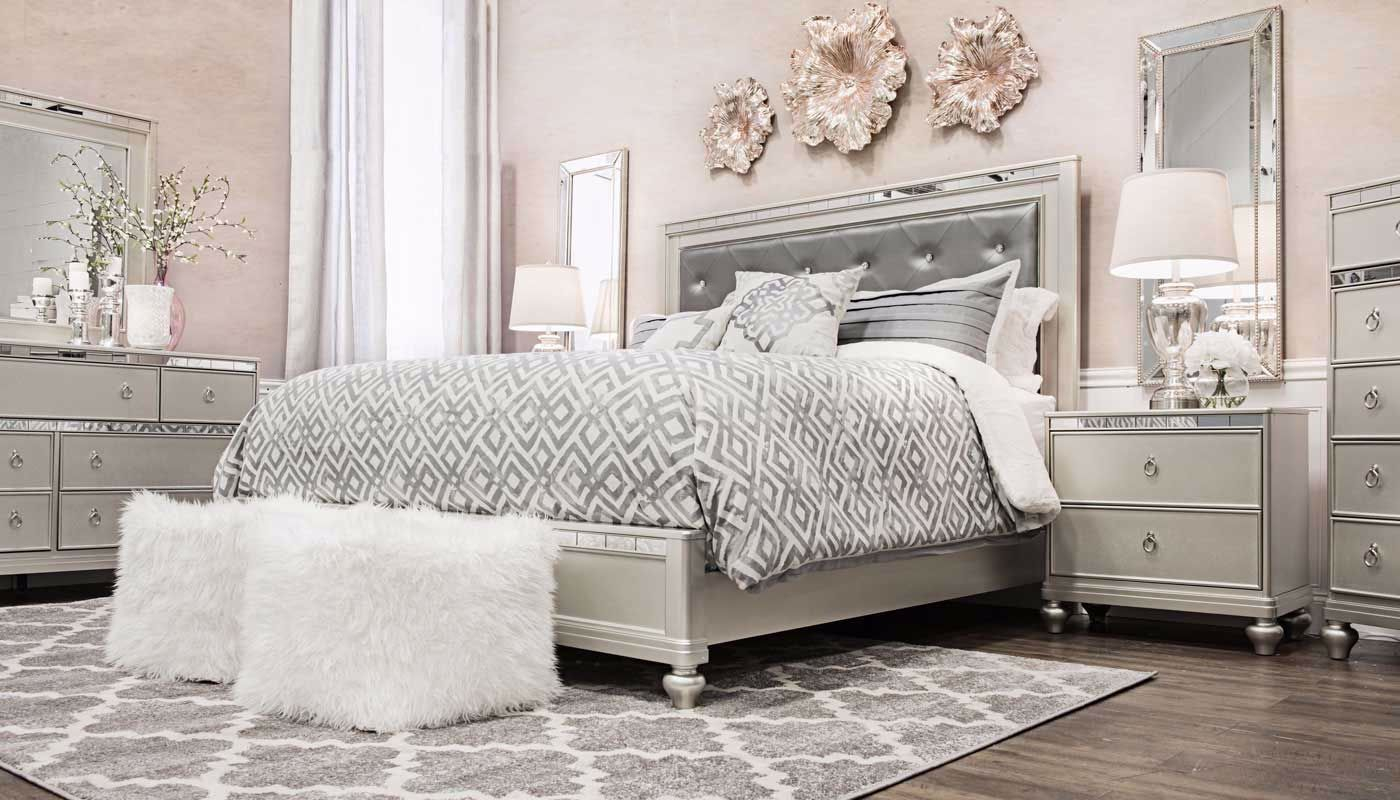 Glam King Bed pertaining to measurements 1400 X 800