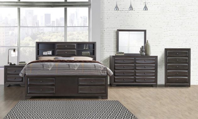 Global Furniture Usa Wyatt 5 Piece Queen Size Bedroom Set inside measurements 1546 X 960