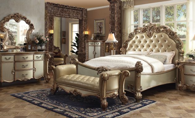 Gold Patina Gl082920 Kingqueen Bedroom Set in size 2224 X 1098