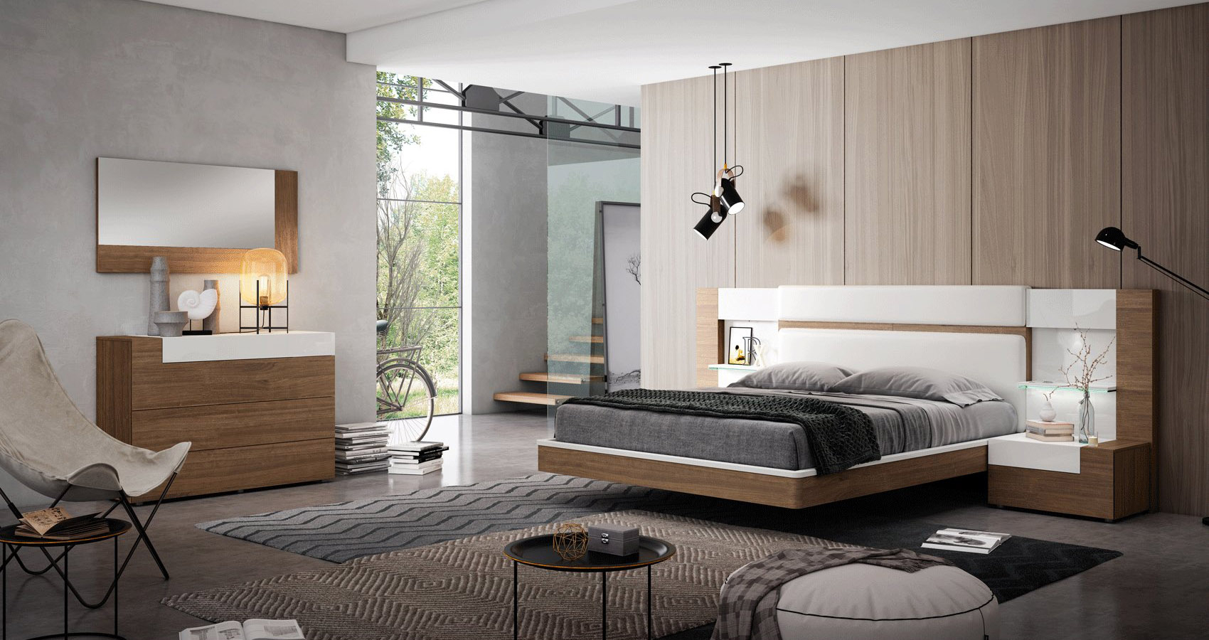Graceful Wood Elite Modern Bedroom Sets regarding dimensions 1700 X 900