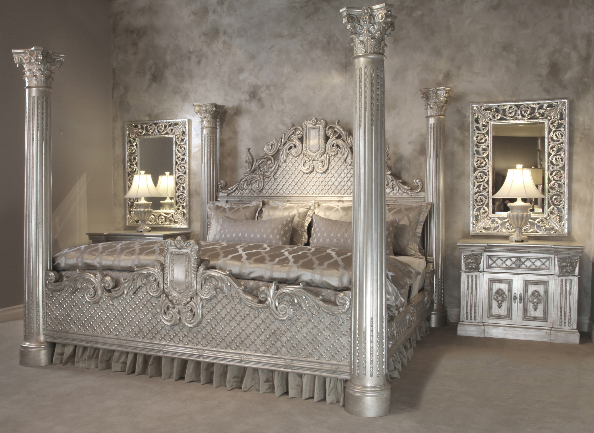 Grand Venetian Bed Ultra King inside dimensions 2400 X 1752