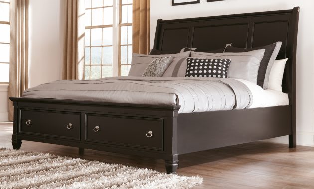 Greensburg Queen Sleigh Bed With Storage In 2019 Products King inside proportions 4320 X 2880