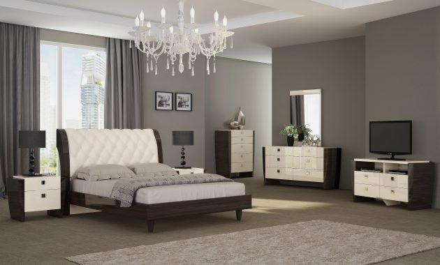 Hailee Platform 4 Piece Bedroom Set with measurements 3000 X 2000