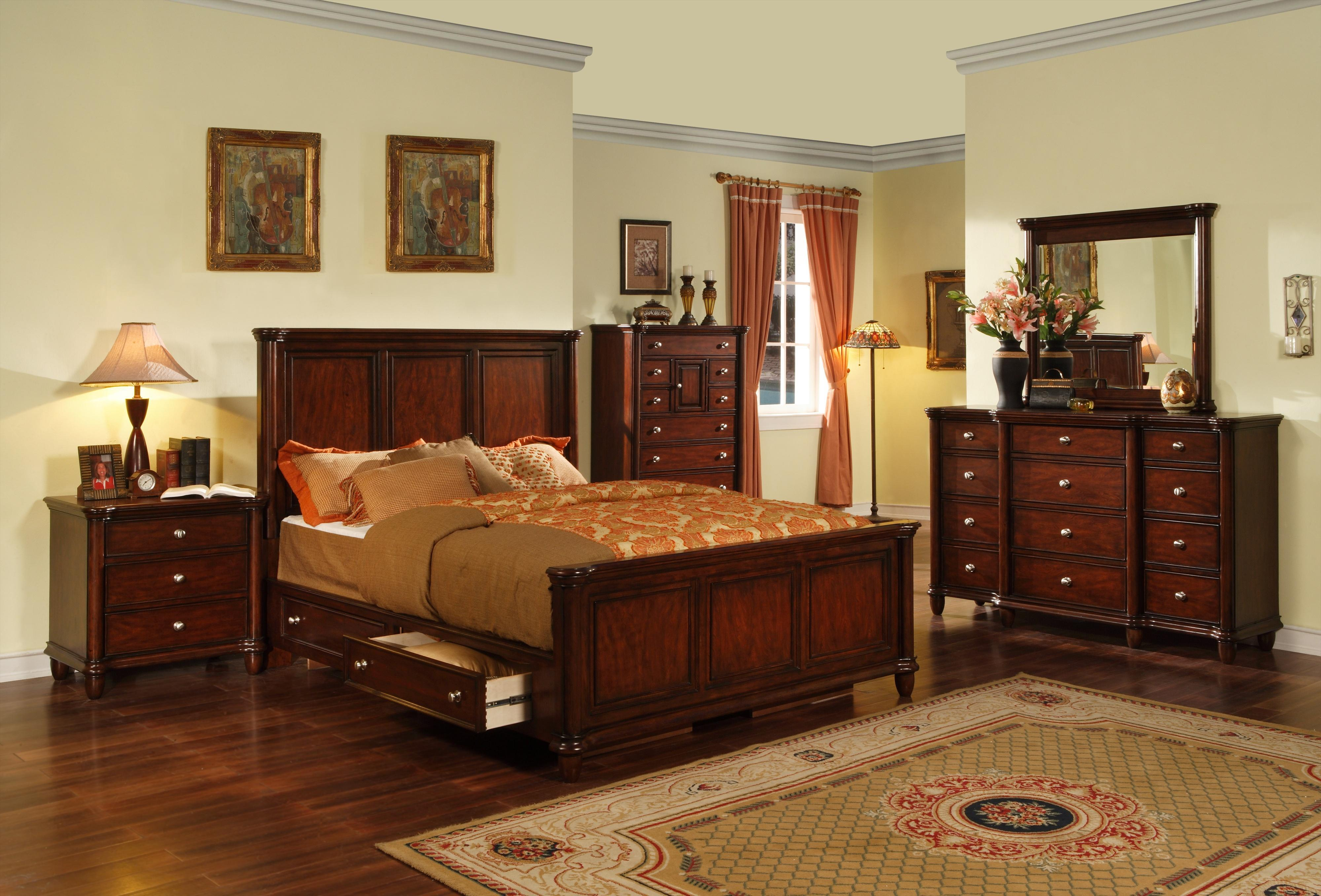 Hamilton 5 Piece California King Bedroom Set Elements International At Rooms For Less in sizing 4000 X 2714