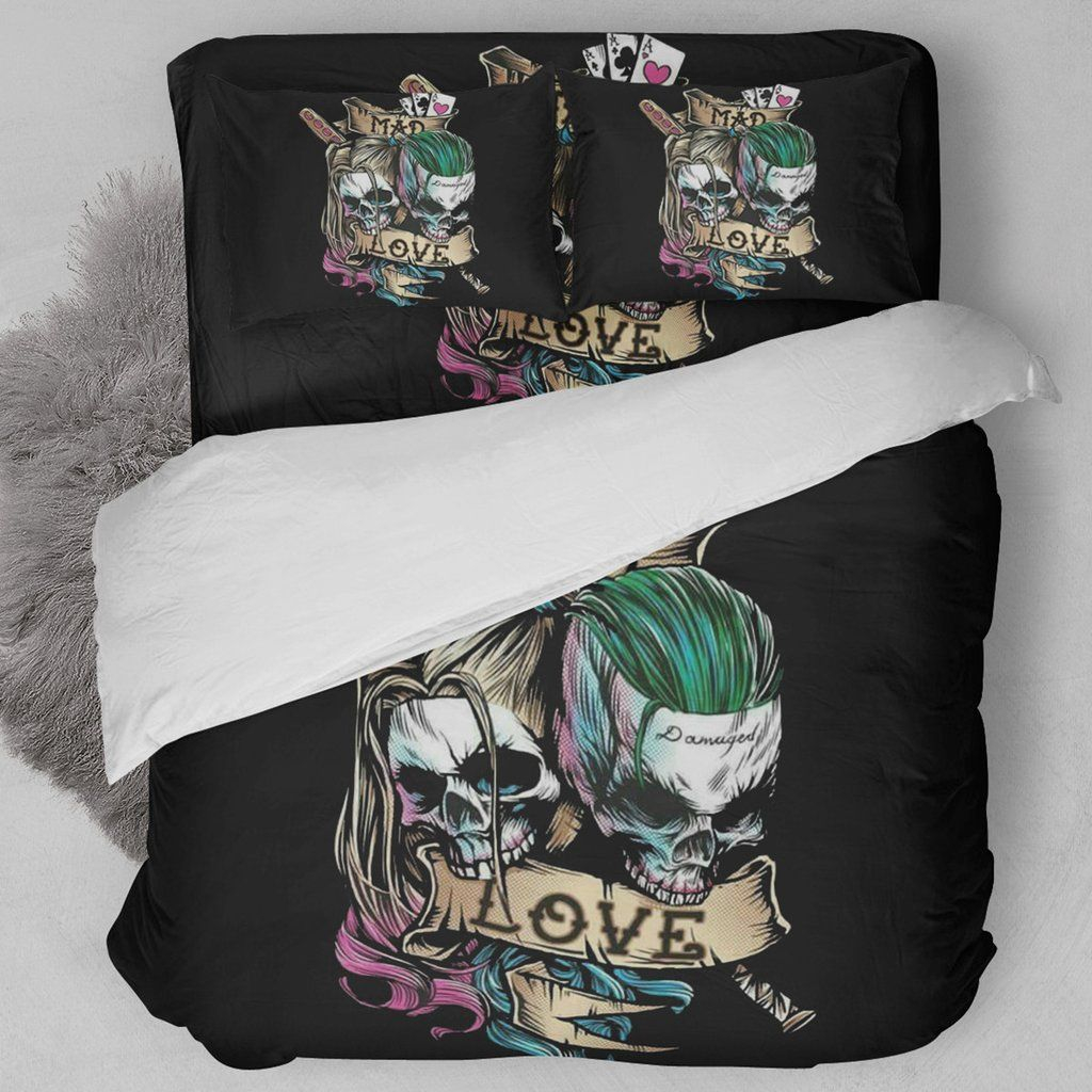 Harley Quinn And Joker Bedding Set Bedding Set Want Joker for dimensions 1024 X 1024