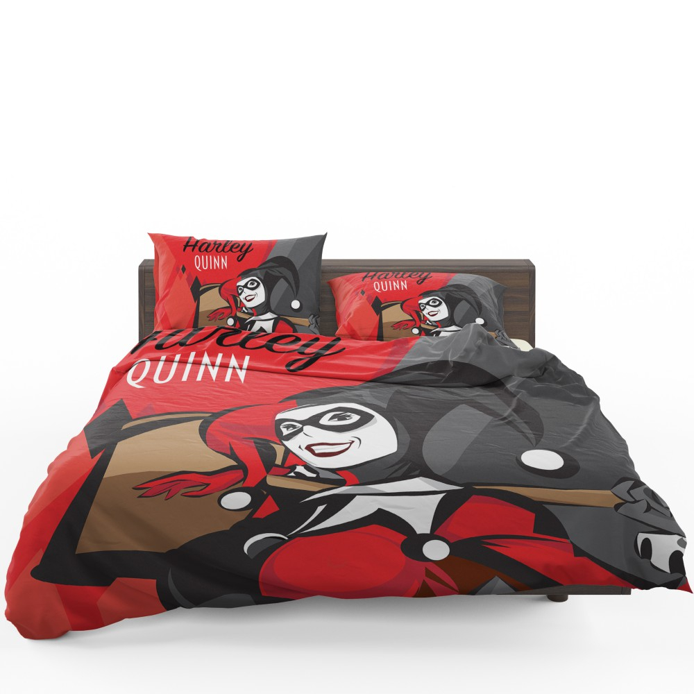 Harley Quinn Dc Comics Fictional Character Bedding Set with measurements 1000 X 1000