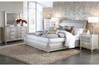 Hefner Silver 5pc King Bedroom Group Badcock More My Furniture throughout dimensions 1100 X 1012