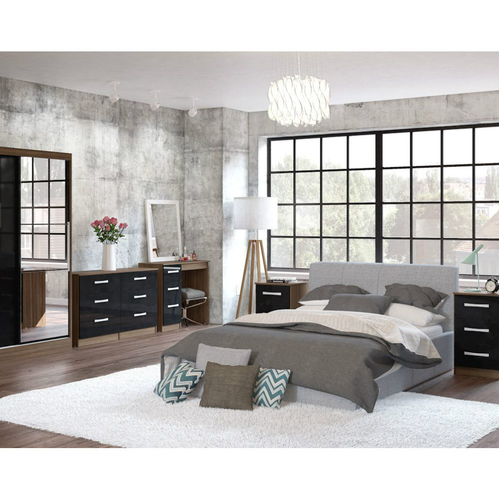 Hervorragend Black Walnut Bedroom Set High Solid Lillian Full Suite intended for dimensions 1000 X 1000