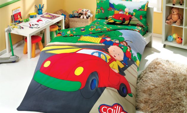 Hob Lisansl Tek Kiilik Nevresim Takm Caillou Car Ocuk within size 1200 X 898