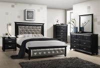 Hollywood Panel Bedroom Set Ebony regarding measurements 1270 X 900