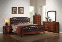 Home Source Jenny Bedroom Queen Bed Dresser Mirror 2 Nightstands And Chest for size 1100 X 733