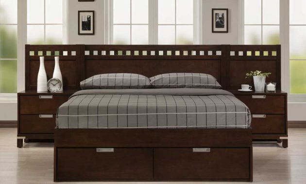 Homelegance Bella Platform Storage Bed In Warm Brown Cherry For pertaining to size 1125 X 900