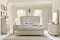 Homelegance Celandine Upholstered Bedroom Set Silver for sizing 1500 X 1159