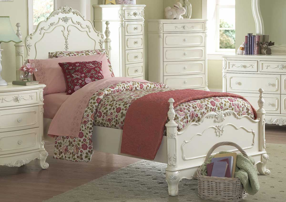 Homelegance Cinderella Bedroom Collection Ecru regarding measurements 1200 X 848