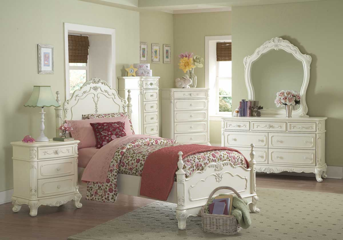 Homelegance Cinderella Bedroom Collection Ecru with regard to dimensions 1200 X 842