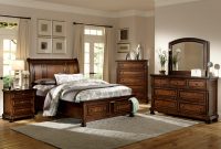 Homelegance Cumberland Platform Bedroom Set Brown Cherry throughout dimensions 1500 X 1184