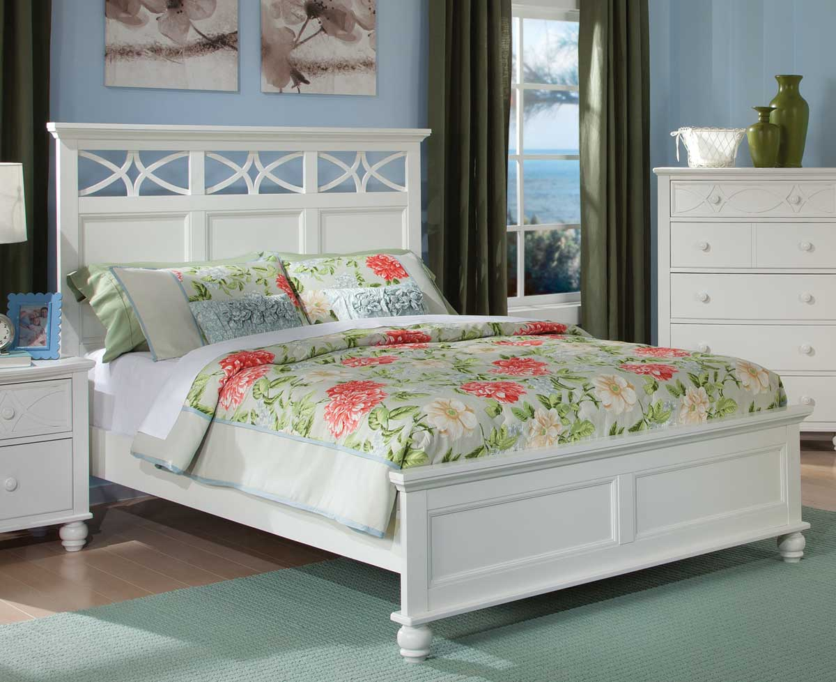 Homelegance Sanibel Bed White inside measurements 1200 X 978